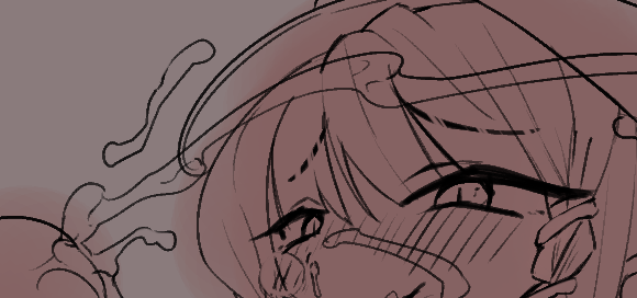 ハルナ描いてる 