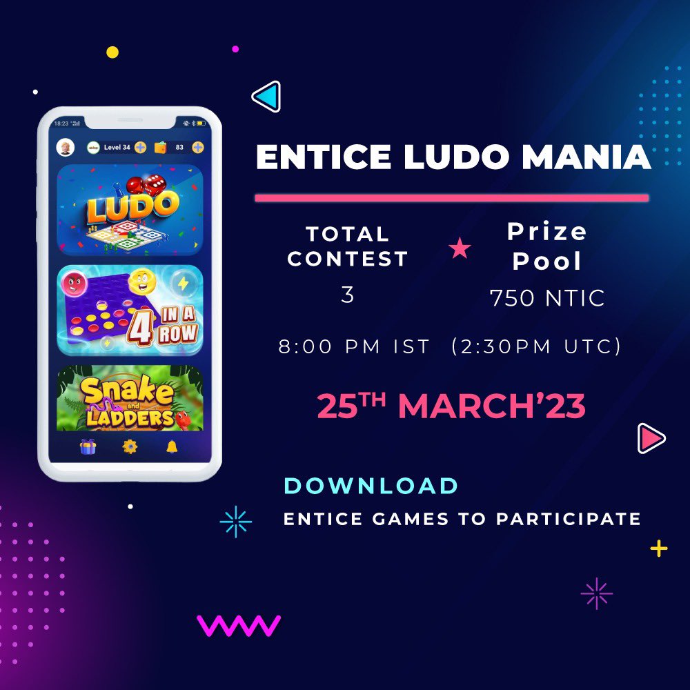 Entice Coin (NTIC) | Ludo Launching Soon tweet media
