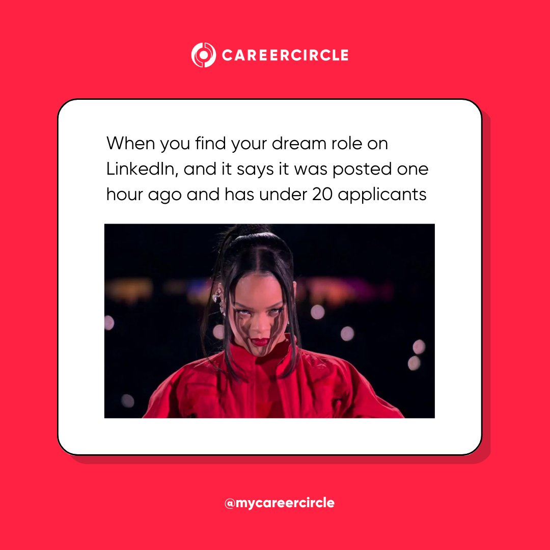 MyCareerCircle's tweet image. If there’s ever a time to shine bright like a diamond, it’s now! ✨💎 #jobsearchmeme