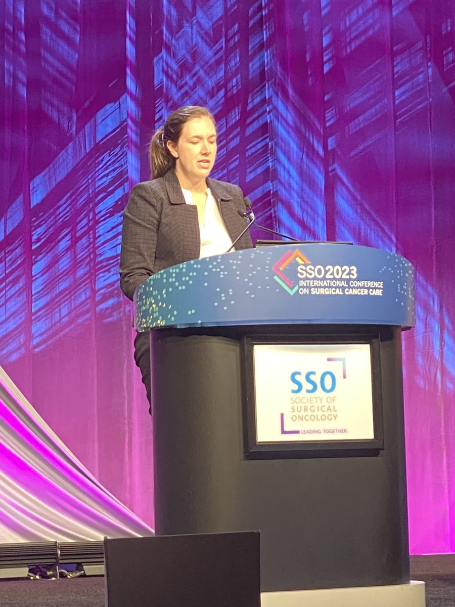 MegLeddy923's tweet photo. Way to go @krisrho93 giving an awesome presentation @SocSurgOnc!  #SSO2023 https://t.co/6m0HOeUwE5