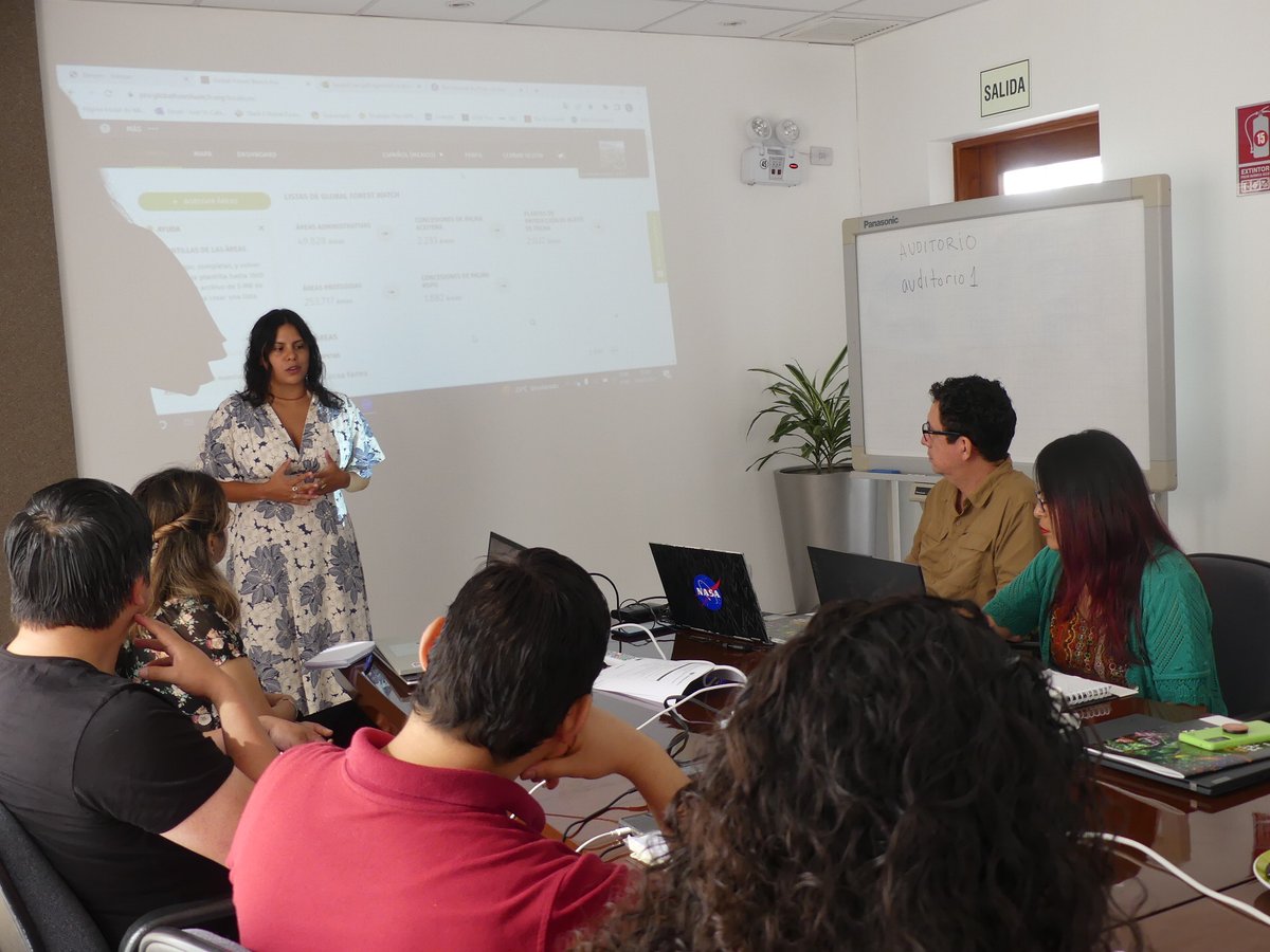 CoalicionPE's tweet image. La @CoalicionPE, la Alliance of Biodiversity International-CIAT [@BiovIntCIAT_esp]  y @proforest  realizan hoy, en las oficinas de @Solidaridad_LAT, un taller de manejo de la herramienta Global Forest Watch Pro (GFWP) para gestionar la trazabilidad de la deforestación en cacao.