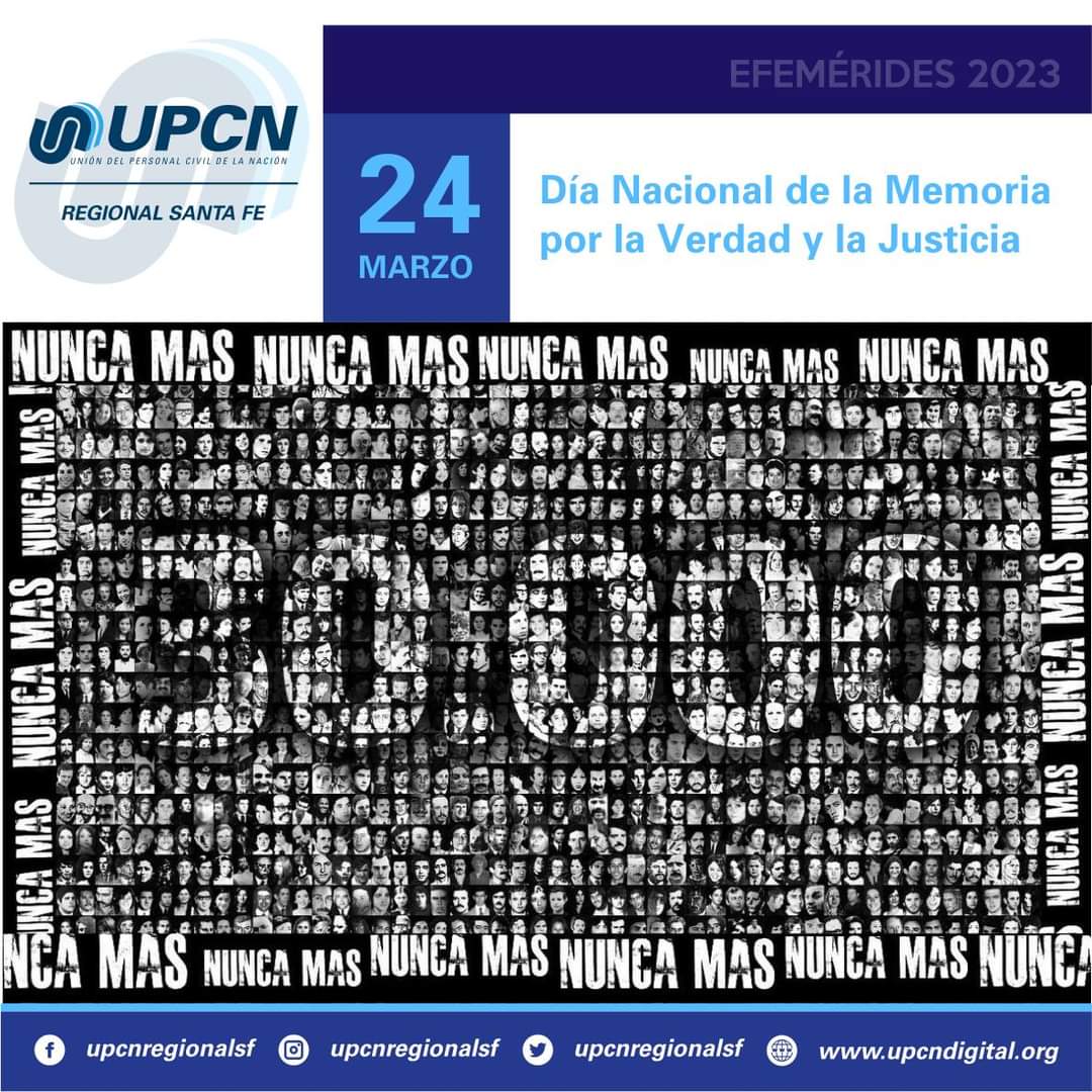 UPCNRegionalSF's tweet photo. #MemoriaVerdadJusticia #DíaDeLaMemoria #Son30MIL #24M #PañuelosConMemoria #NiOlvidoNiPerdón https://t.co/Htka4yY1QB