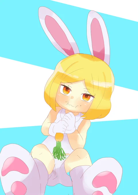 #1日1バニヤン #FGO ニンジンを頬張るバニーヤン 