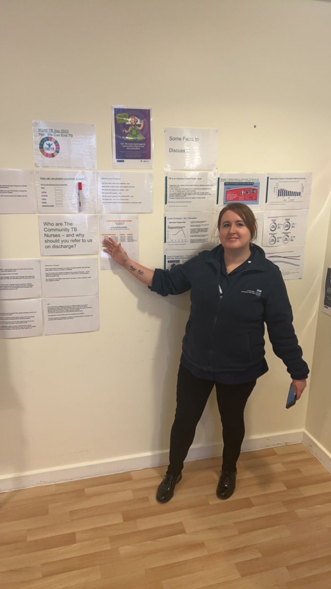 debbiestapleton's tweet photo. Creating conversation around TB on the wards this afternoon. #YesWeCanEndTB #WorldTBDay2023 @nhsuhcw @DrGoranaK @evryonis #ward31a @JessMcAlister91 #TBnurse https://t.co/MNKg7EjSpl
