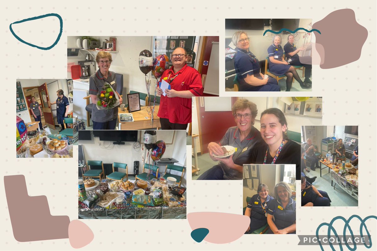Happy Retirement (&amp; return!)to Jo our amazing senior PEF!  Enjoy your gifts and spending more time with the family. Thanks for the cake <a href="/MsQueenvic/">Vic Marlow 💙</a>  <a href="/RUHsurgicalteam/">RUHsurgeryteam</a> <a href="/andrews_laurak/">Laura Andrews</a>  <a href="/Antonialynch/">Toni Lynch</a>