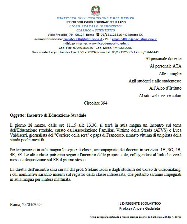 christiandanaIT's tweet photo. #sicurezzastradale #scuola #Casalpalocco #Democrito #Axa #Liceo https://t.co/p4iquNWaTN