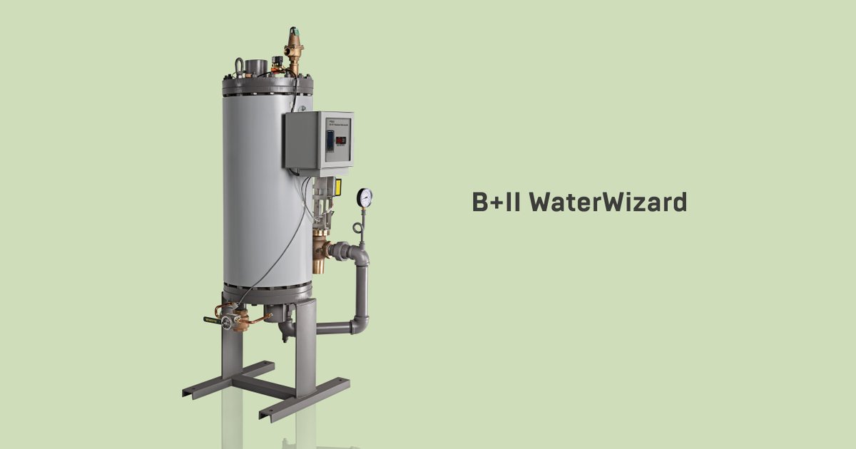 AERCOInt's tweet photo. The B+II WaterWizard is a packaged steam-fired water heater incorporating real-time load tracking
and responsive controls to maintain accurate temperatures under diversified loads for demanding commercial and institutional environments. https://t.co/Op9a5GazzX #AERCO #WaterWizard https://t.co/LKAApIEjpg