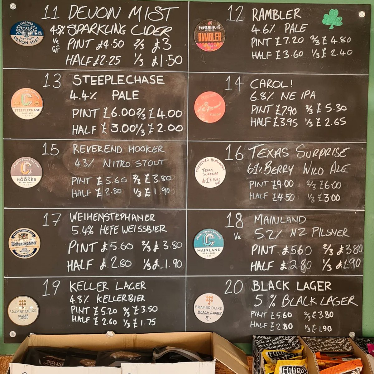 We have added 2 new bottles to our fridge today from @crossoverblendery 

There is also plenty of fantastic #beers and #ciders pouring on draft for you to enjoy 

#fridaybeerboard #fridaybeers #marketharborough #micropub