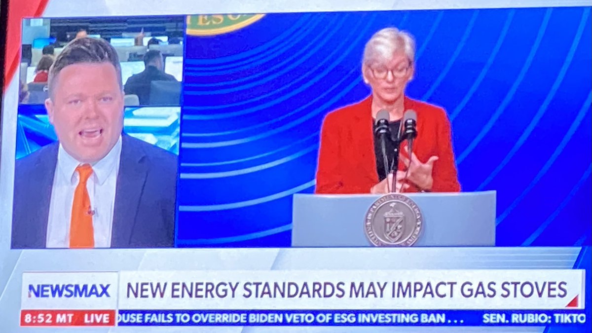 Wacko, lying Dems and their mainstream media PR firms: “@GOP is nuts. No way we ban #GasStoves. Also @TheDemocrats Energy Sec @SecGranholm: “We’re not banning, we’re just forbidding the manufacture of 50% of gas stoves.” Mostly large stoves like she admits owning & that…