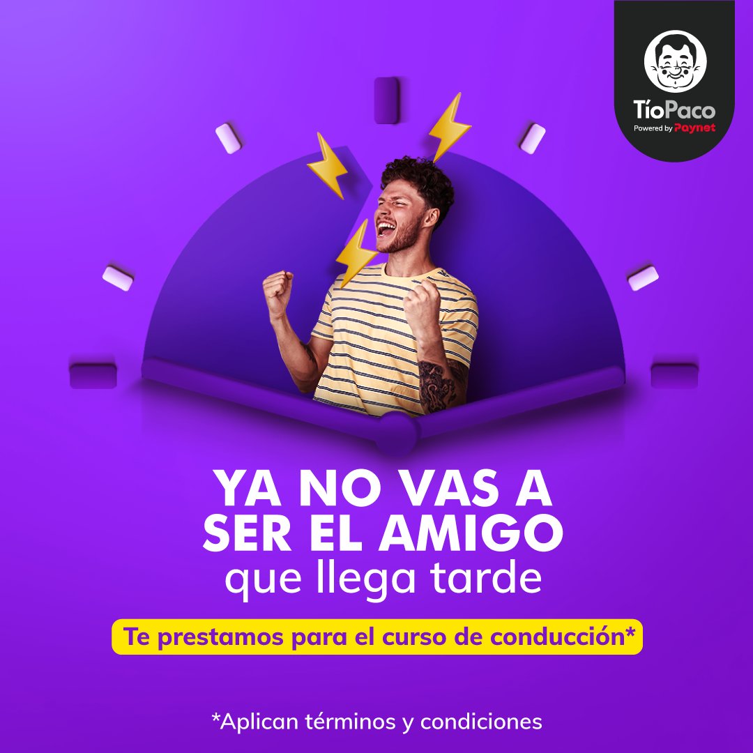 SicovCea's tweet photo. Haz tu curso de conducción con nuestro aliado Paynet, porque el Tío Paco te presta. Para más información, comunícate al  314 3456624 / 322 9058318​

𝗔𝗽𝗹𝗶𝗰𝗮𝗻 𝘁𝗲́𝗿𝗺𝗶𝗻𝗼𝘀 𝘆 𝗰𝗼𝗻𝗱𝗶𝗰𝗶𝗼𝗻𝗲𝘀

#conduccion #empresas #empresa #colombia #bogota #cursoconduccion https://t.co/56QNXJ254V