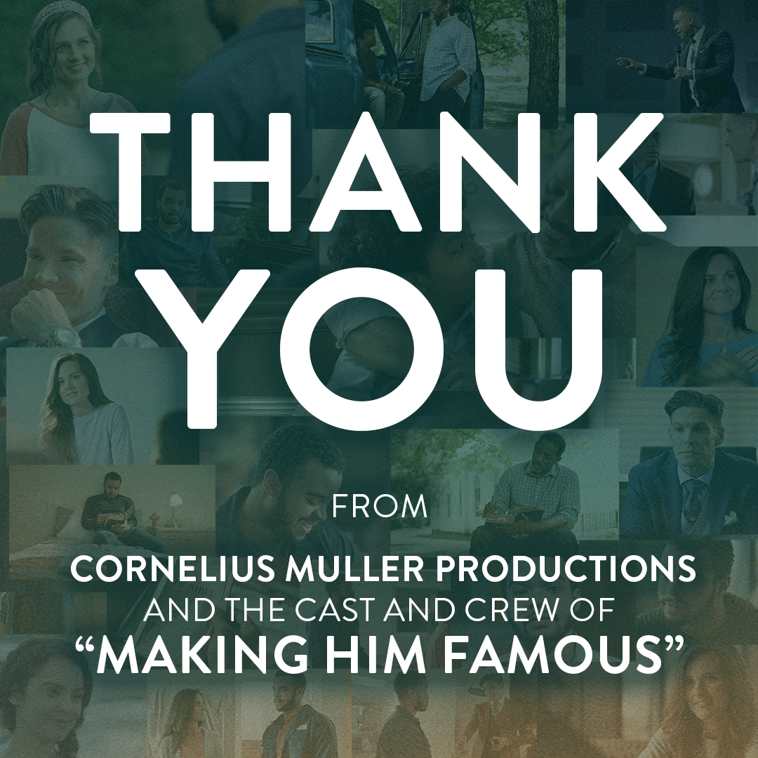 CorneliusMuller's tweet photo. We'd like to take a minute and say THANK YOU to everyone who came out to theaters to support "Making Him Famous" on the big screen. Without you, none of this would be possible. This journey has been incredible, and it's not over yet! https://t.co/E72ZMGT4OE