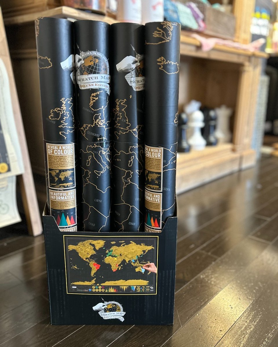 QBoutiqueSTL's tweet image. Looking for a cool new way to mark down all the places you've traveled?! These new scratch off maps are the perfect thing! Grab yours today! 

#QBoutiqueSTL #scratchoffmap #travel