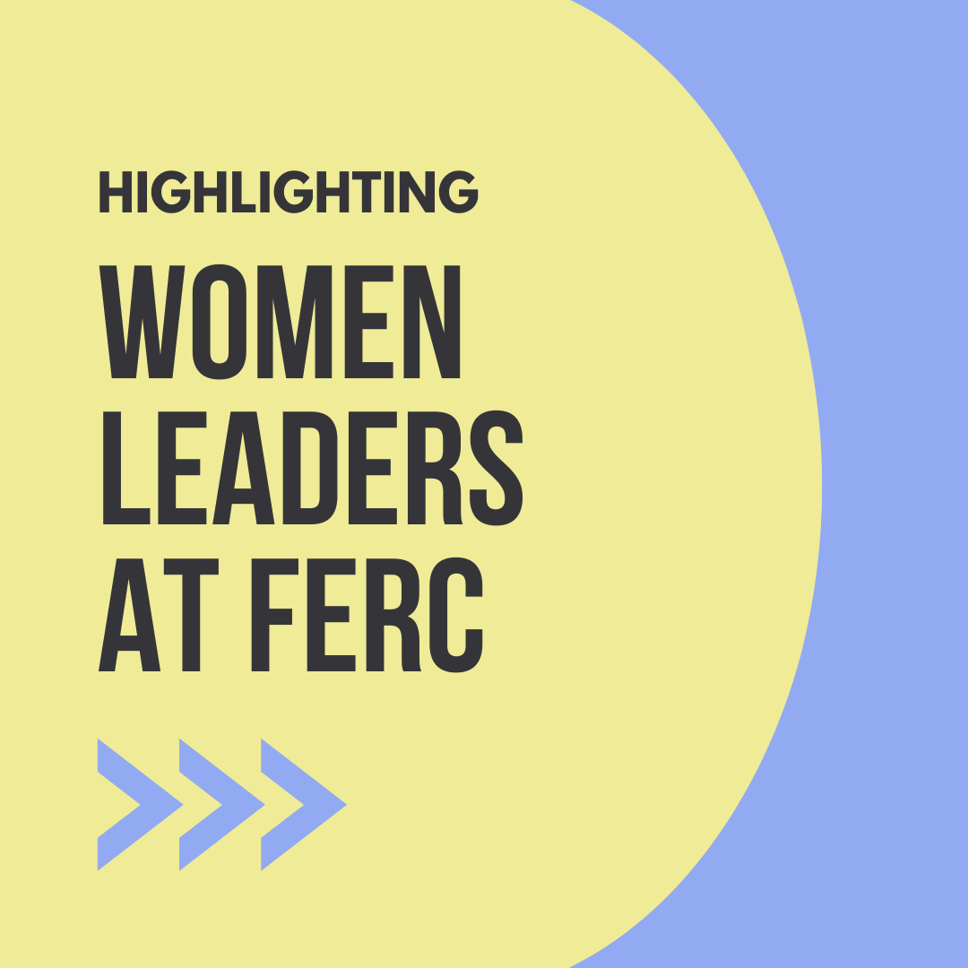 WorkatFERC's tweet photo. We are excited to continue celebrating #WomensHistoryMonth by spotlighting a few women at FERC!

Please take a moment to learn about these leaders as they discuss their educational and work backgrounds and the importance of women's representation in the workplace. (1/2) https://t.co/2DL6BssDBK
