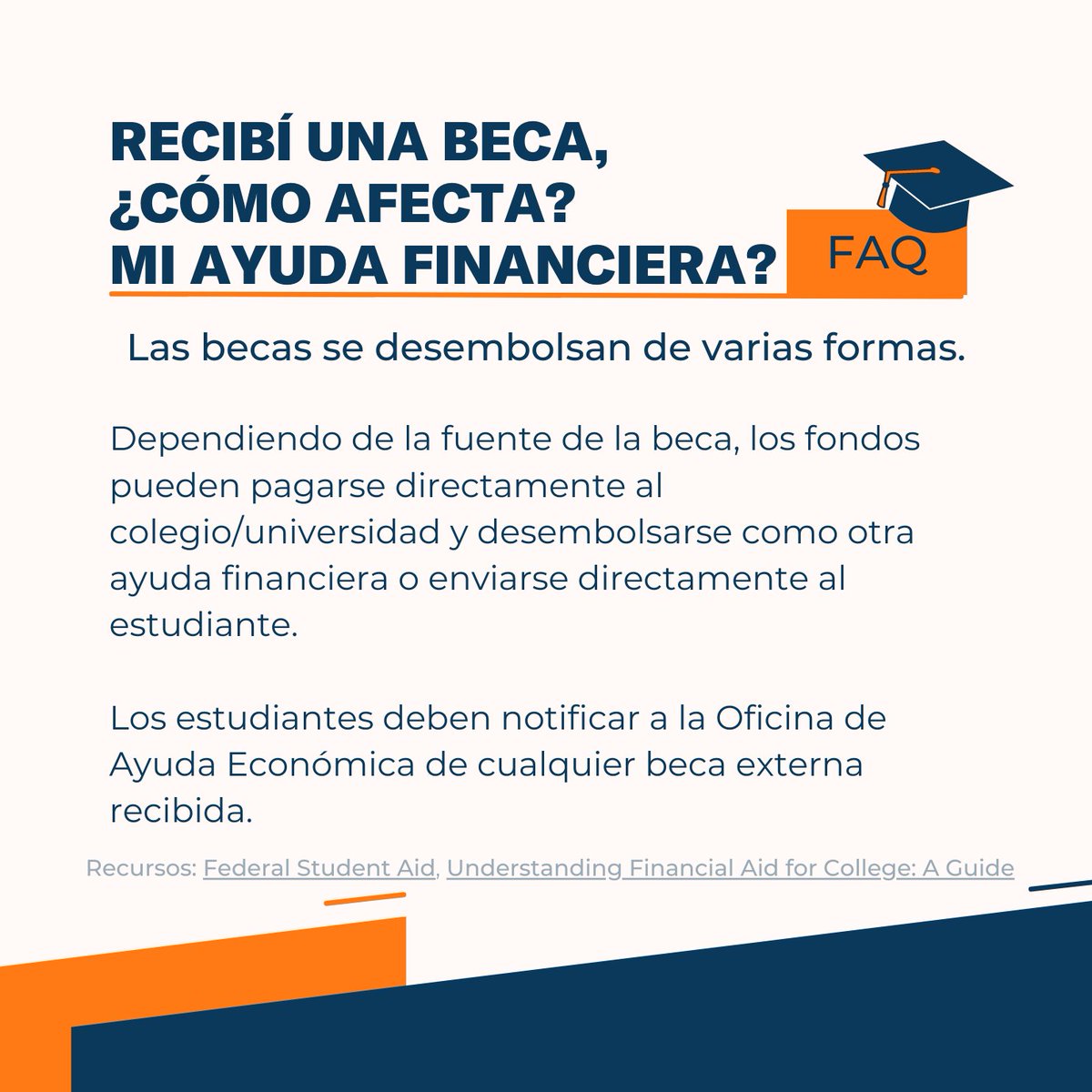 Dallas County Promise (@dallascopromise) on Twitter photo ¡Felicitaciones por recibir una beca para la universidad! 🎓💰
Aquí hay información sobre qué hacer después. #FAQFriday ¡Felicitaciones por recibir una beca para la universidad! 🎓💰
Aquí hay información sobre qué hacer después. #FAQFriday