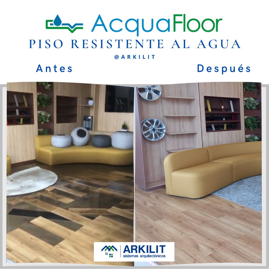 ARKILIT_SA's tweet photo. 𝐏𝐢𝐬𝐨 𝐝𝐞 𝐯𝐢𝐧𝐢𝐥 𝟏𝟎𝟎% 𝐫𝐞𝐬𝐢𝐬𝐭𝐞𝐧𝐭𝐞 𝐚𝐥 𝐚𝐠𝐮𝐚. #𝐀𝐜𝐪𝐮𝐚𝐟𝐥𝐨𝐨𝐫 𝐞𝐥𝐞𝐠𝐚𝐧𝐜𝐢𝐚 𝐞𝐧 𝐜𝐚𝐝𝐚 𝐮𝐧𝐨 𝐝𝐞 𝐭𝐮𝐬 𝐩𝐚𝐬𝐨𝐬.
Piso de PVC, ideal para áreas de alto tráfico.
📲Escríbenos https://t.co/RWdJKUboGV
#adnarkilit #arkilit #acquafloor #pisopvc https://t.co/7Yhiu5IhhO