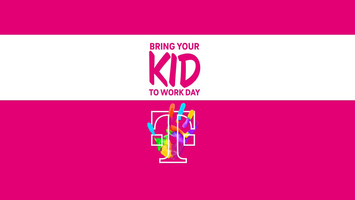 The countdown to April 27 is on! Bring Your Kid To Work Day is almost here! This is one of my favorite days in the office, because I get to meet the future leaders of tomorrow (not to mention they are SO cute!) Make sure to sign up for Magenta Kids today! 
#BYKTWD
#MagentaKids