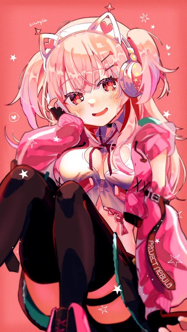 ももせになちゃん #VTuber #バーチャルYouTuber #女の子 #依頼絵 #skeb  