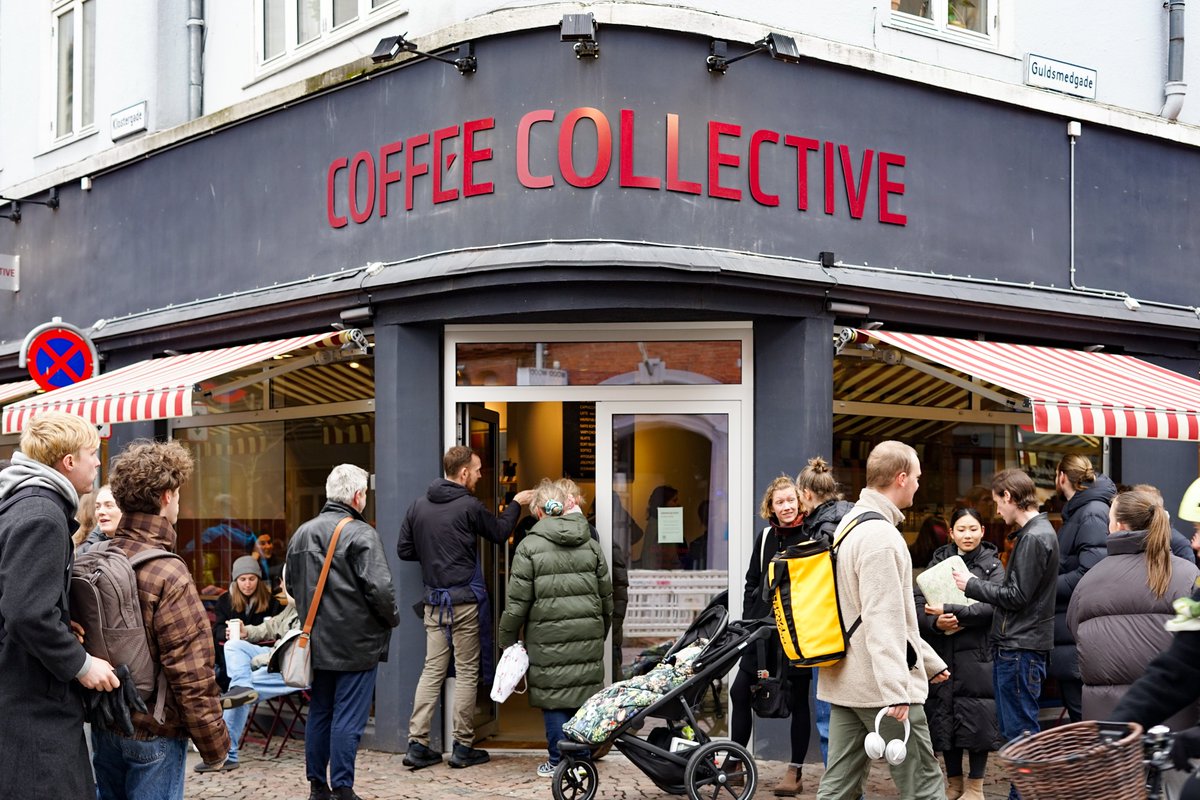 We are excited to announce the opening of our new coffee shop in Aarhus. This marks our first shop outside of Copenhagen. Thank you for the warm welcome, Aarhus 🫶 #coffeecollective #aarhus #coffeeinaarhus