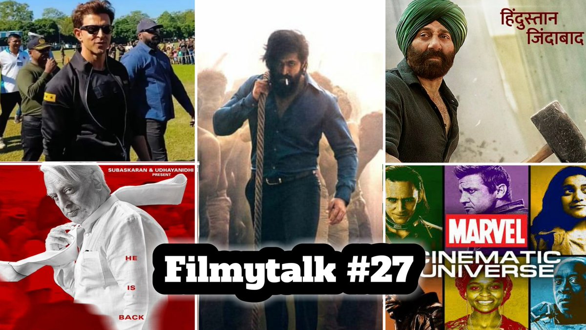 Filmyanu's tweet photo. Filmy Talks #27 - #Yash19 Or #KGF3 💥, #Indian2 😱, #Fighter Update 😍 , #Gadar2 🔥 , #MarvelTVShow

⭐Link — https://t.co/Xj06ujE3Vh https://t.co/X6qRlfClym