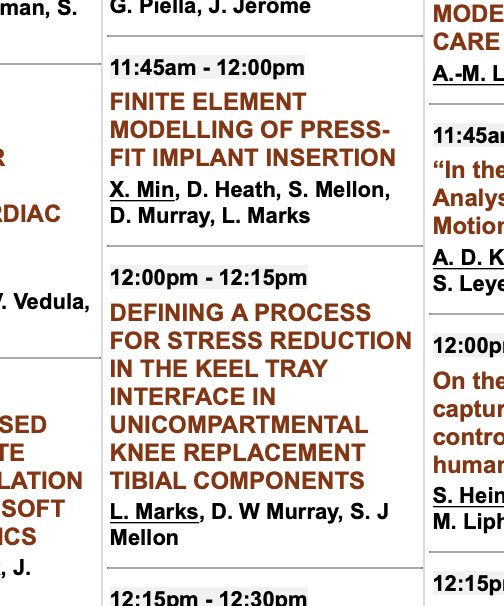 OOEC_Oxford's tweet image. Exciting to see our talks listed on the programme for @cmbbesymposium in Paris #Biomechanics #FiniteElementAnalysis #Knee #Meniscus @laurencemarks64 @DrStephenMellon @BarreraOlga2