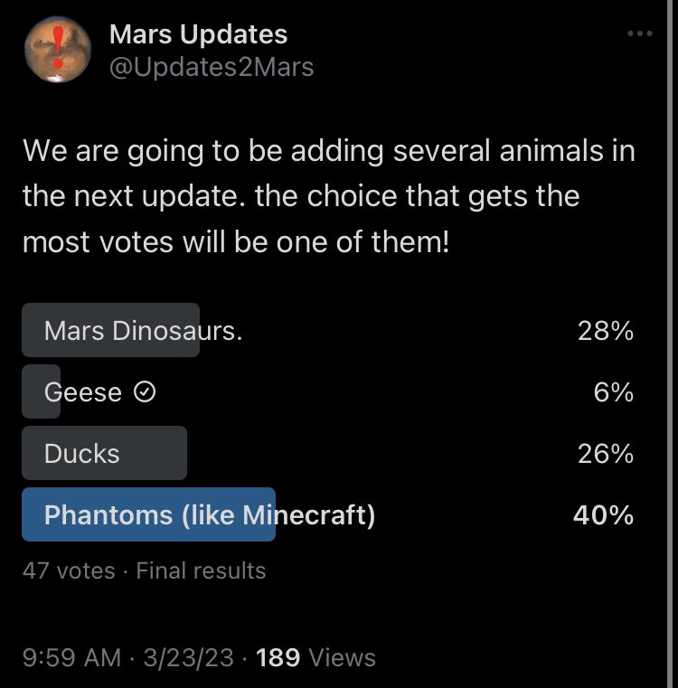 Updates2Mars's tweet image. … i suppose you’ve chosen…