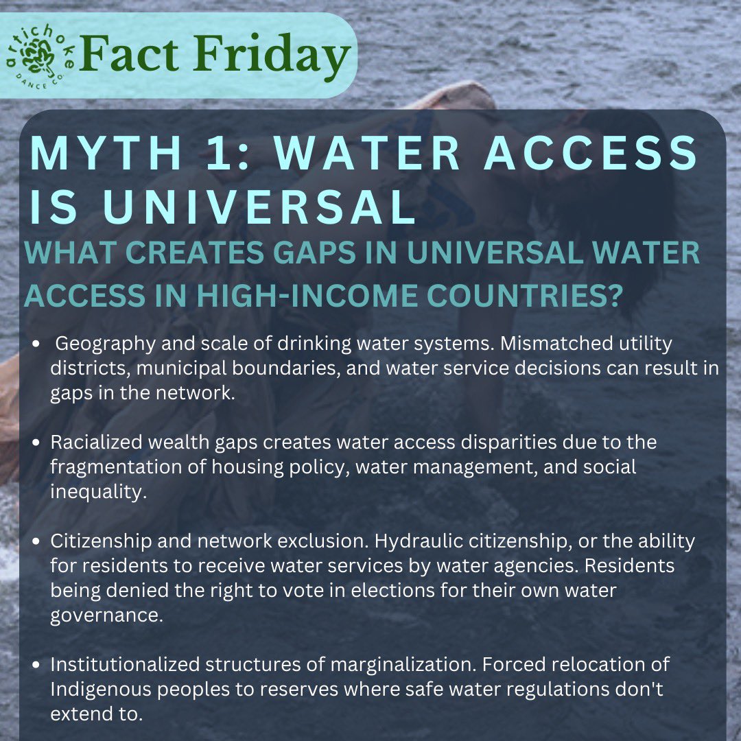 What’s really going on with our water systems across the country? What myths are perpetuating water insecurities throughout the nation? Water access is NOT universal across the US, leaving families to face household water insecurities.                     #WaterConservation