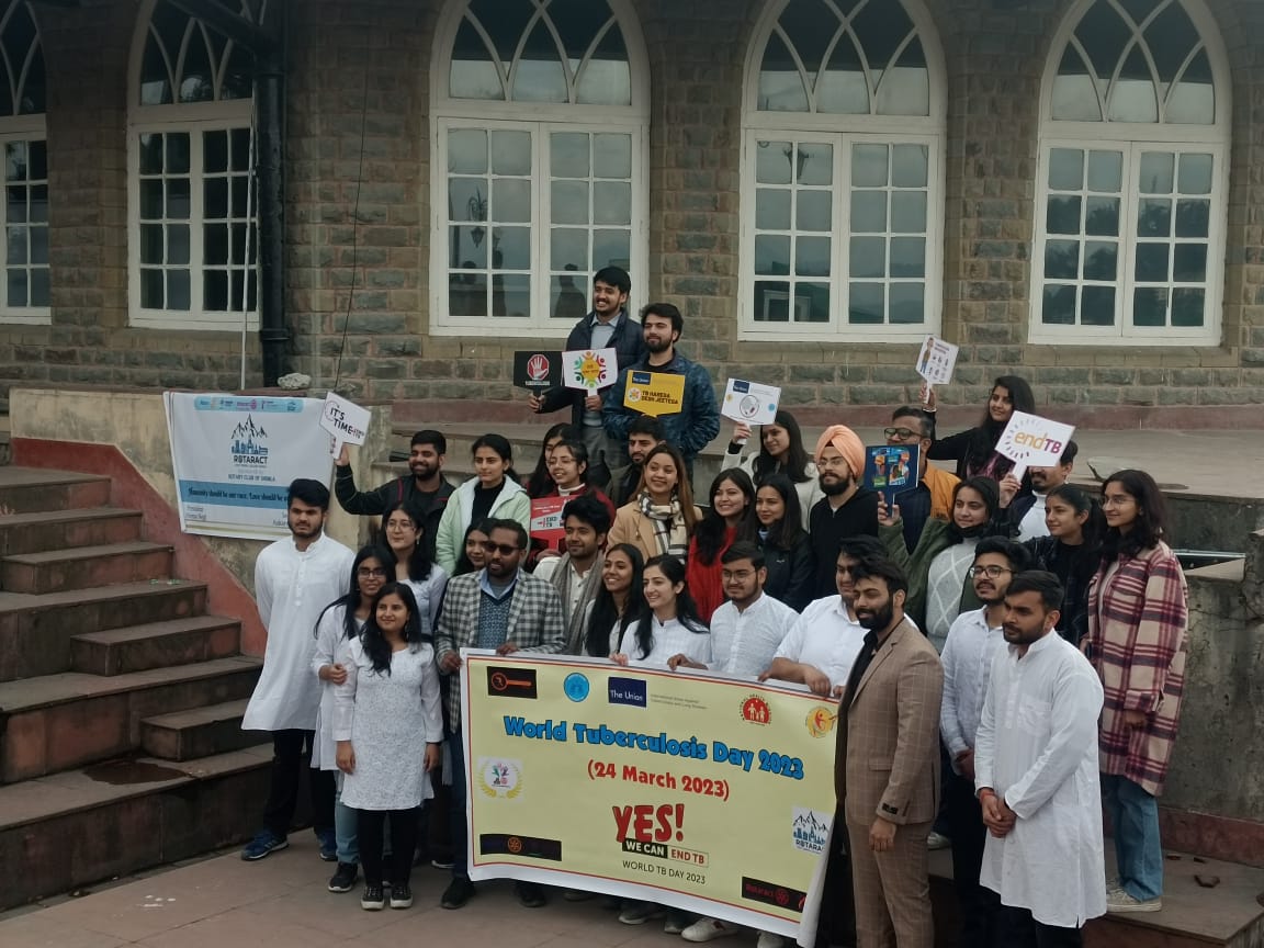 mukt_tb's tweet photo. On WorldTBDay2023 State TB Cell Himachal and #TheUnion in collaboration with #Rotary_Club Organizing TB Awareness through Nukkad Natak, selfie pics and Lungs Design at Rangmanch, #The_Ridge,Shimla. #YesWeCanEndTB #TBMuktBharat #TBMuktHimachal #TBHaregaDeshJeetega #EndTB https://t.co/XMaOLusbSc