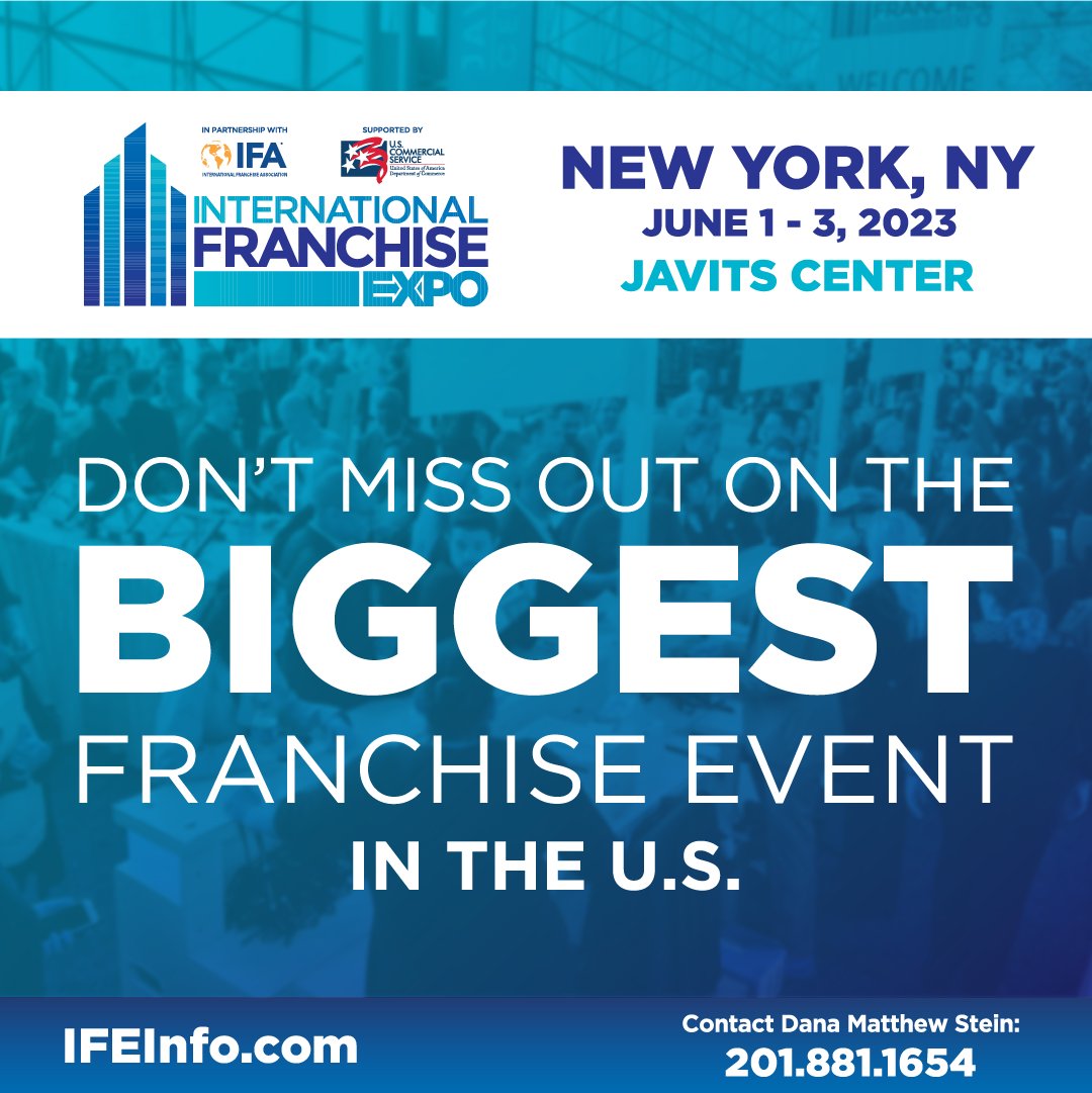 MFVExpositions's tweet photo. International Franchise Expo is the largest lead-gen opportunity in the US. Meet us in NYC! For exhibitor info, call 201.881.1654.
https://t.co/dvY18Wo1qW
#franchiseexpo #InternationalFranchiseExpo #IFE2023 #franchisedevelopment #franchisor #franchisenetworking  #franchiseevents https://t.co/DJGznTVCDO