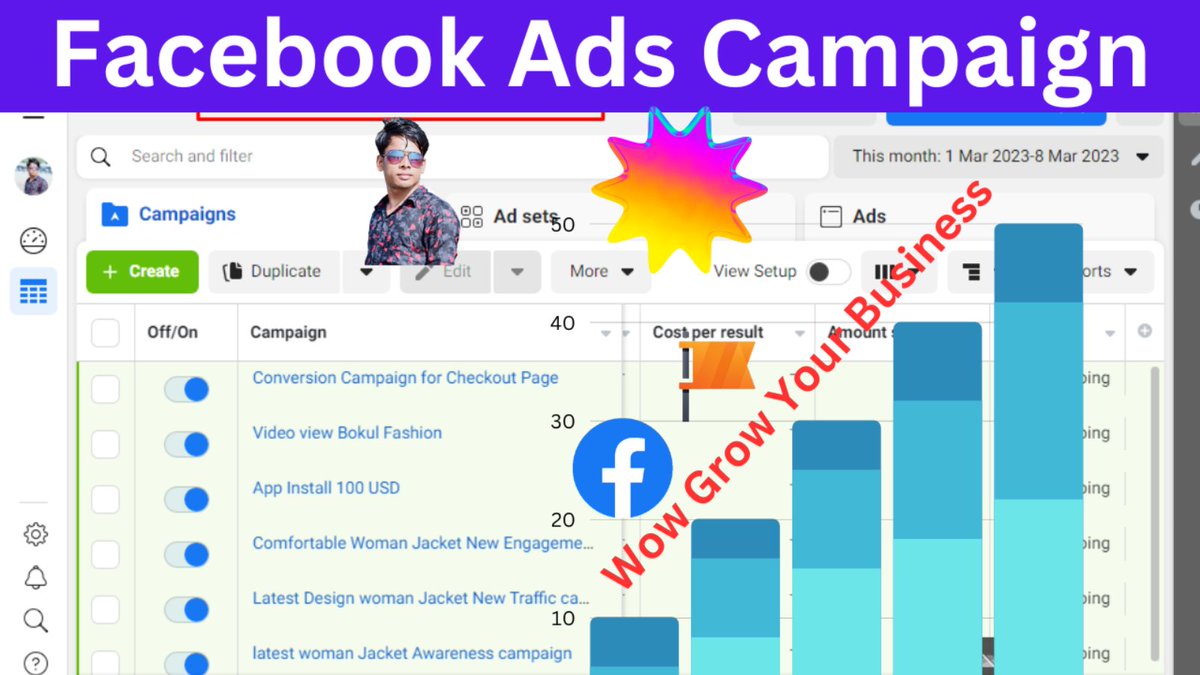 Hello, I can do all types of Facebook ads campaigns at an expert level. Through Facebook ads campaigns can reach any company product or service targeted location, targeted millions of people and can increase website traffic. #facebookadcapaign Click fiverr.com/share/YE29Ez