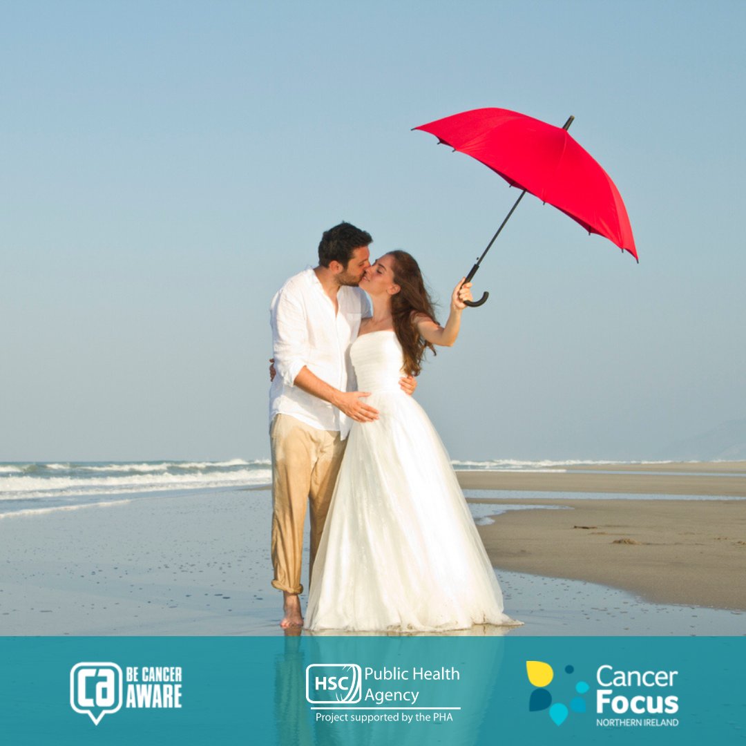 CancerFocusNI's tweet photo. Mermaid, Trumpet or Tea-length, whatever style you go with this upcoming wedding season remember your sunscreen.
UV rays become more intense from March. Apply at least SPF 15, wear sunglasses, use a parasol & enjoy your day free from sunburn.
#BeUVaware: https://t.co/GaSI9TQUYy https://t.co/XLv9ygUCN0