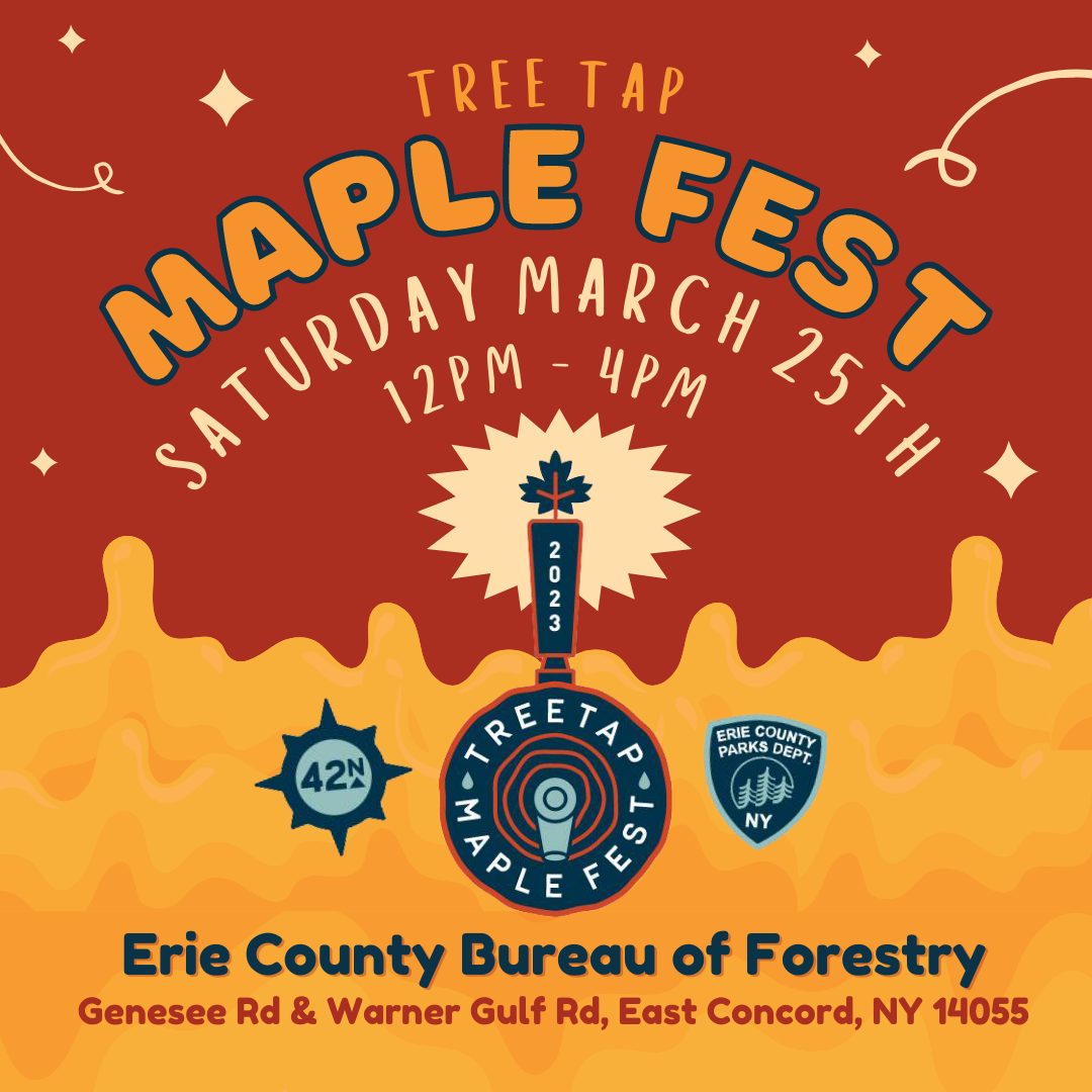 markpoloncarz's tweet image. See how @ErieCountyParks makes #MapleSyrup and enjoy an afternoon of BBQ, brews, music, and more at Erie County's #MapleFest! Come on down to Erie County's Bureau of Forestry TOMORROW from 12 - 4PM.
Details: www3.erie.gov/parks/events