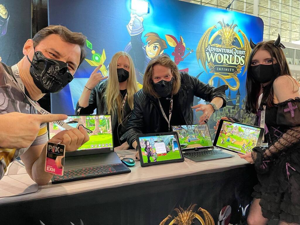 AdventureQuest Infinity ( AQ2D.com is #madewithunity at #pax #paxeast this weekend! Booth 10055 #artix #videogames #gaming instagr.am/p/CqLP2eKulQM/