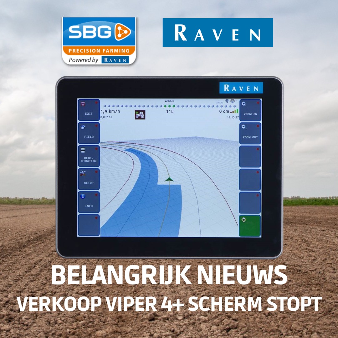Einde verkoop nieuwe Viper 4+ SBGuidance terminals April 2023 Vanwege de verkrijgbaarheid van cruciale componenten in deze terminals zijn we genoodzaakt de verkoop per april aanstaande te staken. 
facebook.com/photo?fbid=667…