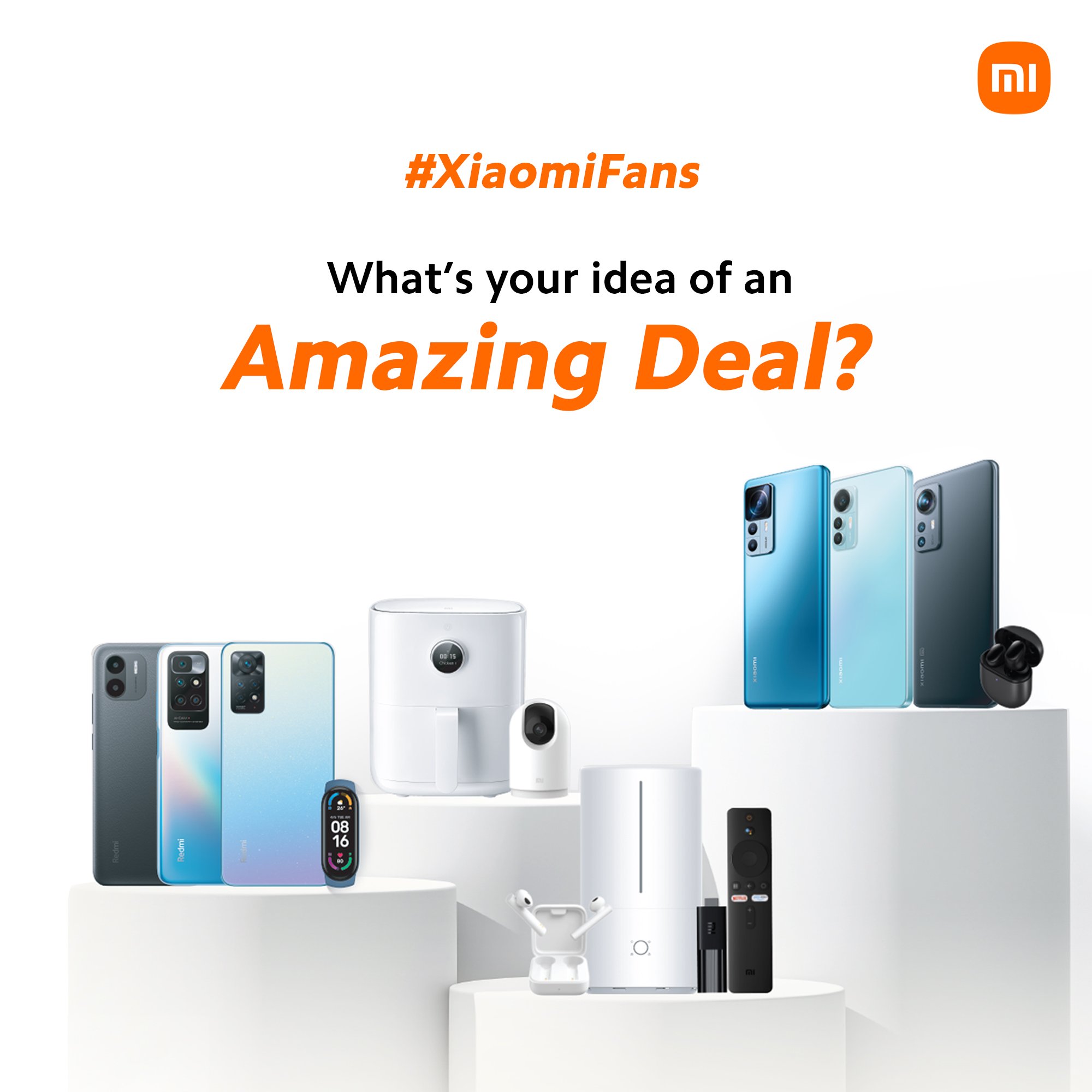 Xiaomi Ghana on X The weekend is here Talk to us Whats your idea of an AMAZING XIAOMI DEAL Which Xiaomi product are your dreaming about getting Share with us in the