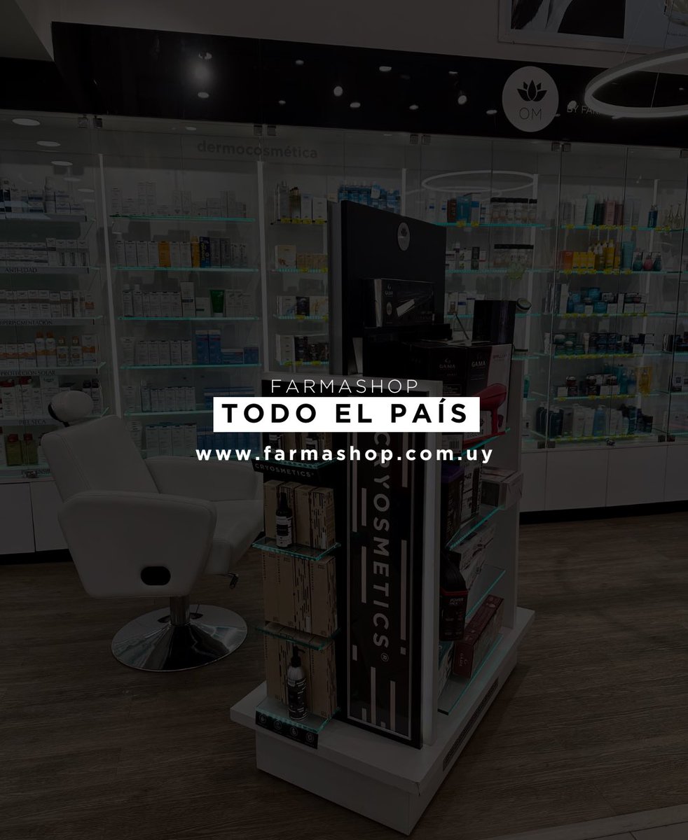 CryosmeticsSkin's tweet photo. Acercate a la sección #Dermocosmética de las sucursales de @FarmashopUY y probá nuestros productos 🍃 https://t.co/TOXyyONSmR