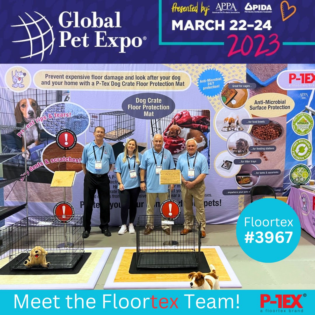 FloortexGlobal's tweet image. It's the final day of #globalpetexpo 🐾 If you haven't yet, come meet the #Floortex team at booth #3967 Experience our unique new pet products 🐶 see our essential pet accessories 🐱 and enter our exciting prize draw! 🤩
#globalpetexpo2023 #petproducts #petsupplies  #innovation