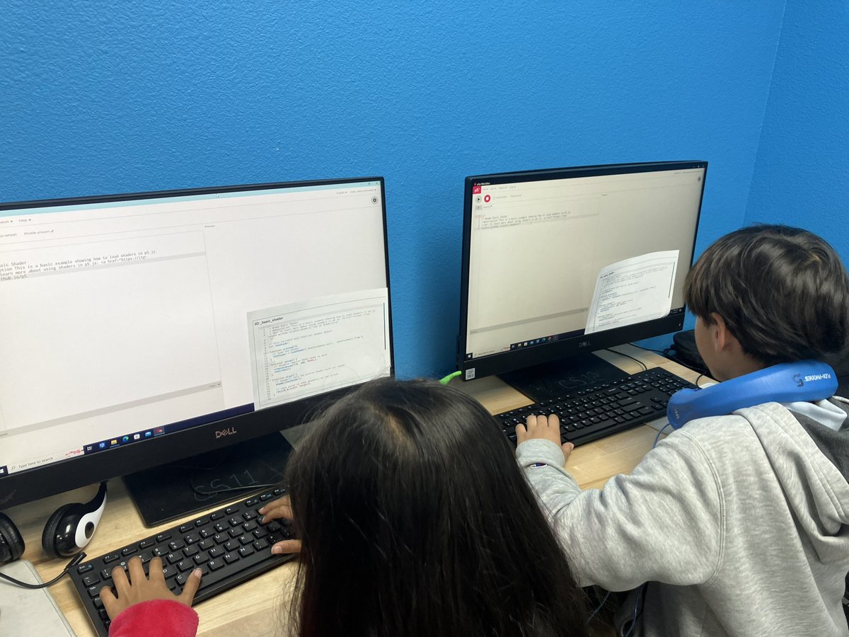 javierfaguilar's tweet image. Our 4th graders @efwmaschool continuing learning debugging, loops &amp;amp; if - then statements with @ProcessingOrg @p5xjs - #javascript  #coding  #TeachCode #equity #diversity #inclusion #confidence  #code #CSforGood #creativity #CSforALL #EveryCanCode #codeisfun  #learning #fun