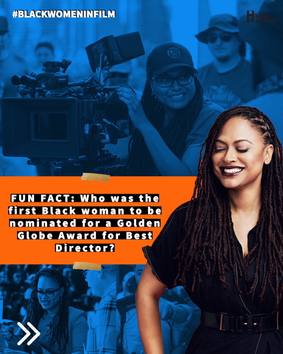 FUN FACT: Who was the first Black woman to be nominated for a Golden Globe Award for Best Director?? 🎬