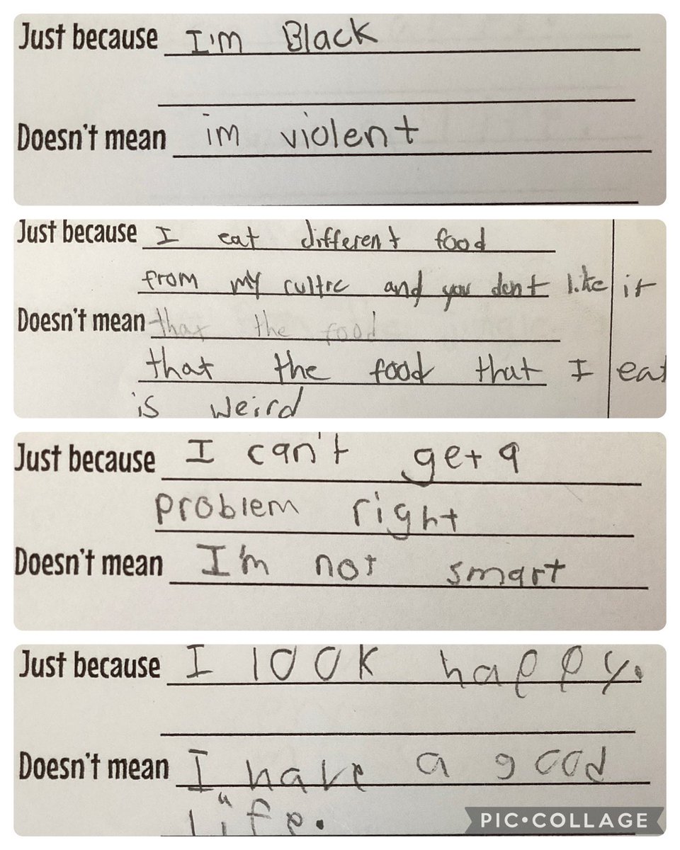 5th graders are talking about assumptions. This class in particular went deep.