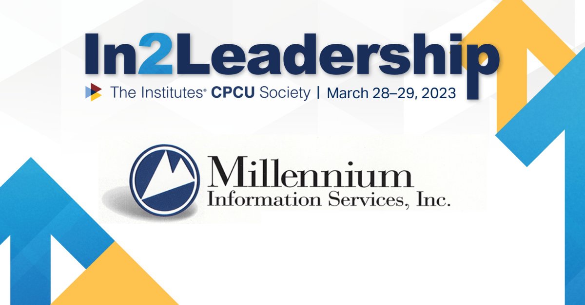 cpcusociety's tweet photo. Thank you to our partners for their valuable support and commitment to the industry and its future leaders! We would like to thank @MISMillennium for their generous support of #In2Leadership23. #ThankYou
https://t.co/B7TpJtJUYk https://t.co/OY9vq0PnqC