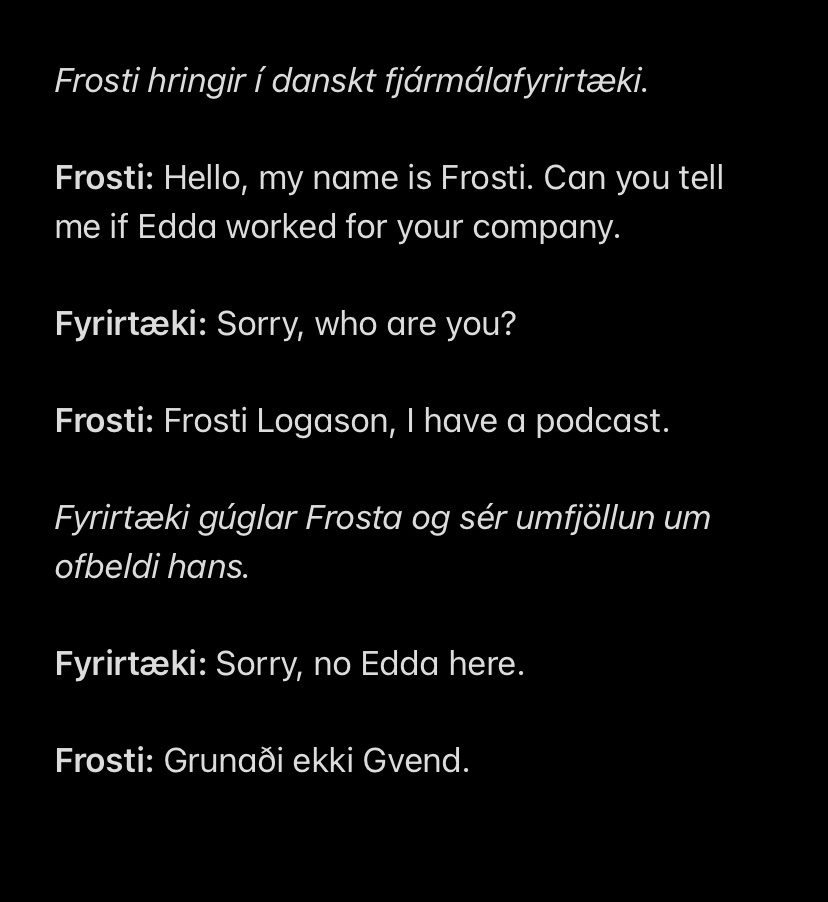 villivillain's tweet photo. Svona sé ég fyrir mér að rannsóknar vinna Frosta hafi farið fram: https://t.co/HIBrrXdb9p