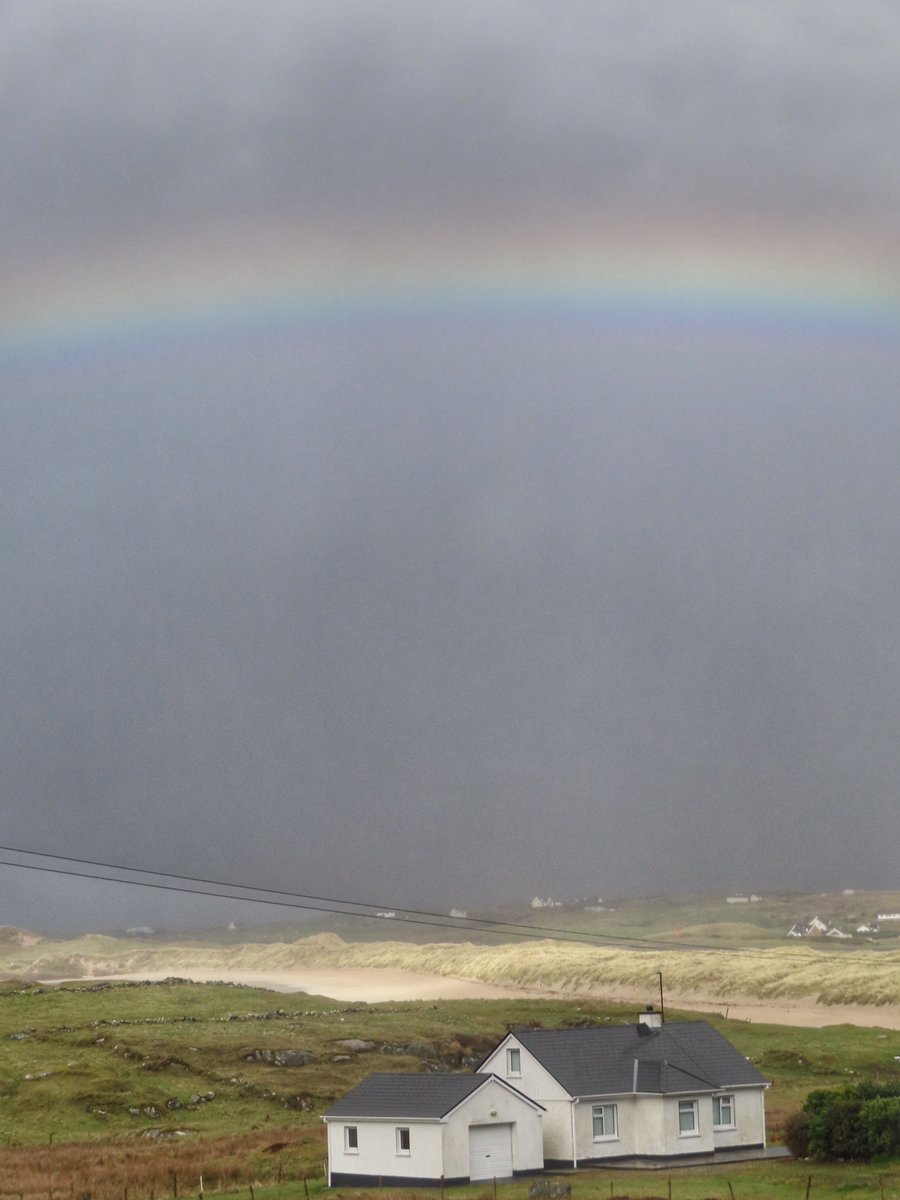 wildswimmer67's tweet photo. Rainbow moments over Braade today n #DonegallabouttheLight #Donegal #ireland #braade #rainbow @DonegalWeatherC @WeatherRTE @MetEireann @idonegal_ @DonegalArts @Donegal_ie @visit_donegal @DonegalA @govisitdonegal #weather @TourismIreland @GoToIreland #carrickfinn https://t.co/u1lxmGdwki