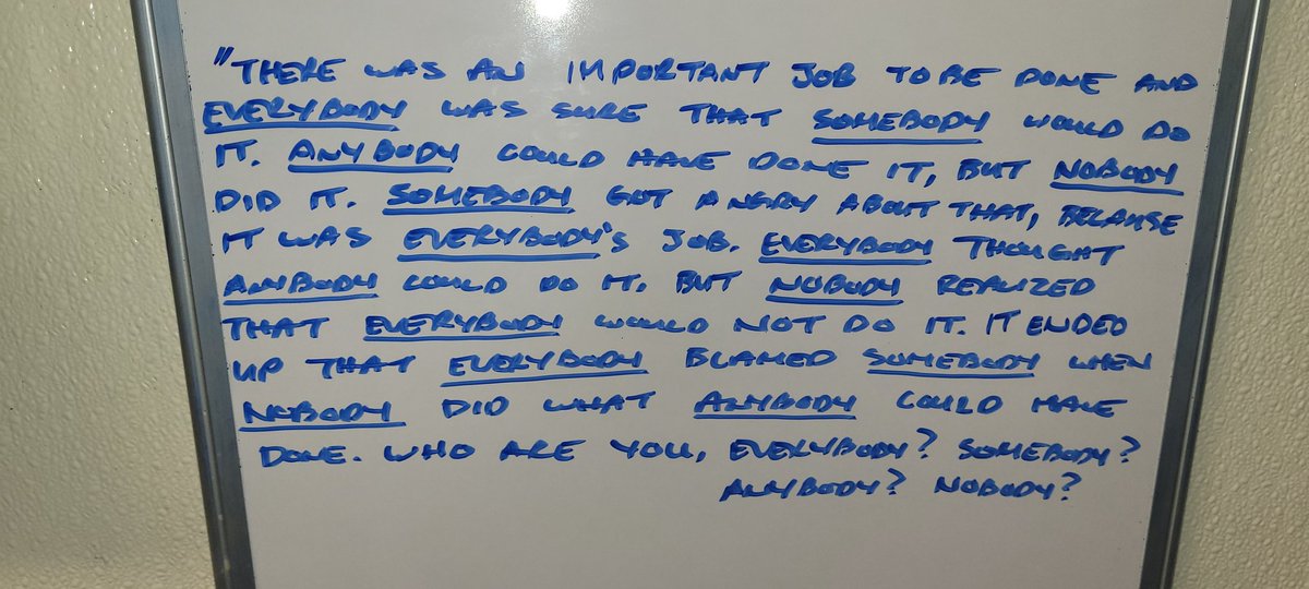 el_usiel's tweet photo. My words of wisdom to my staff this wonderful Feiday morning.
#HashKitchen
#HashHashBaby https://t.co/R3mSG6feON