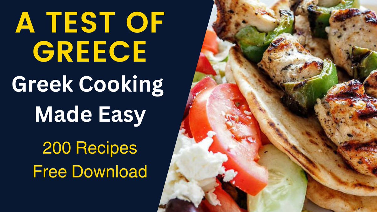 raselskynet's tweet photo. A Test of Greece
Greek Cooking Made Easy with 
Authentic Greek Recipes
200 Recipes - Free Download!

https://t.co/A2sDihyYDg https://t.co/DqsOvXpoWd