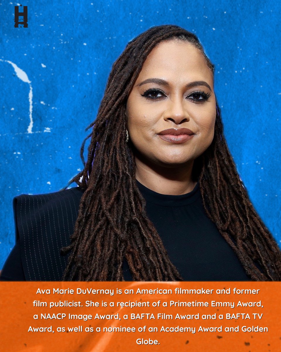 Meet Ava Marie DuVernay. She is an American filmmaker and former film publicist. She is a recipient of a Primetime Emmy Award, a NAACP Image Award, a BAFTA Film Award and a BAFTA TV Award, as well as a nominee of an Academy Award and Golden Globe.