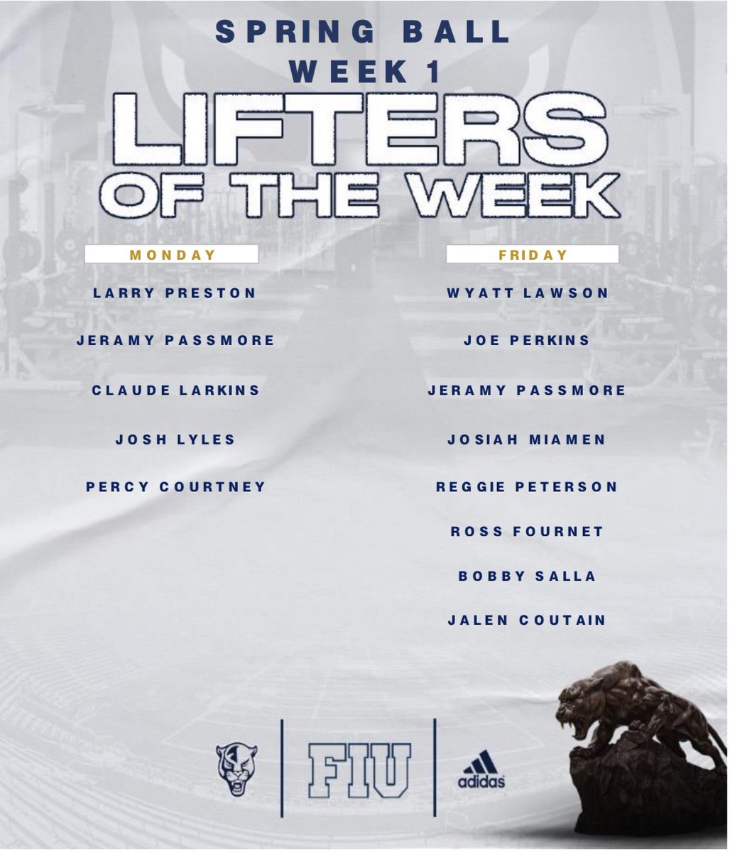 FIU Strength & Conditioning tweet media