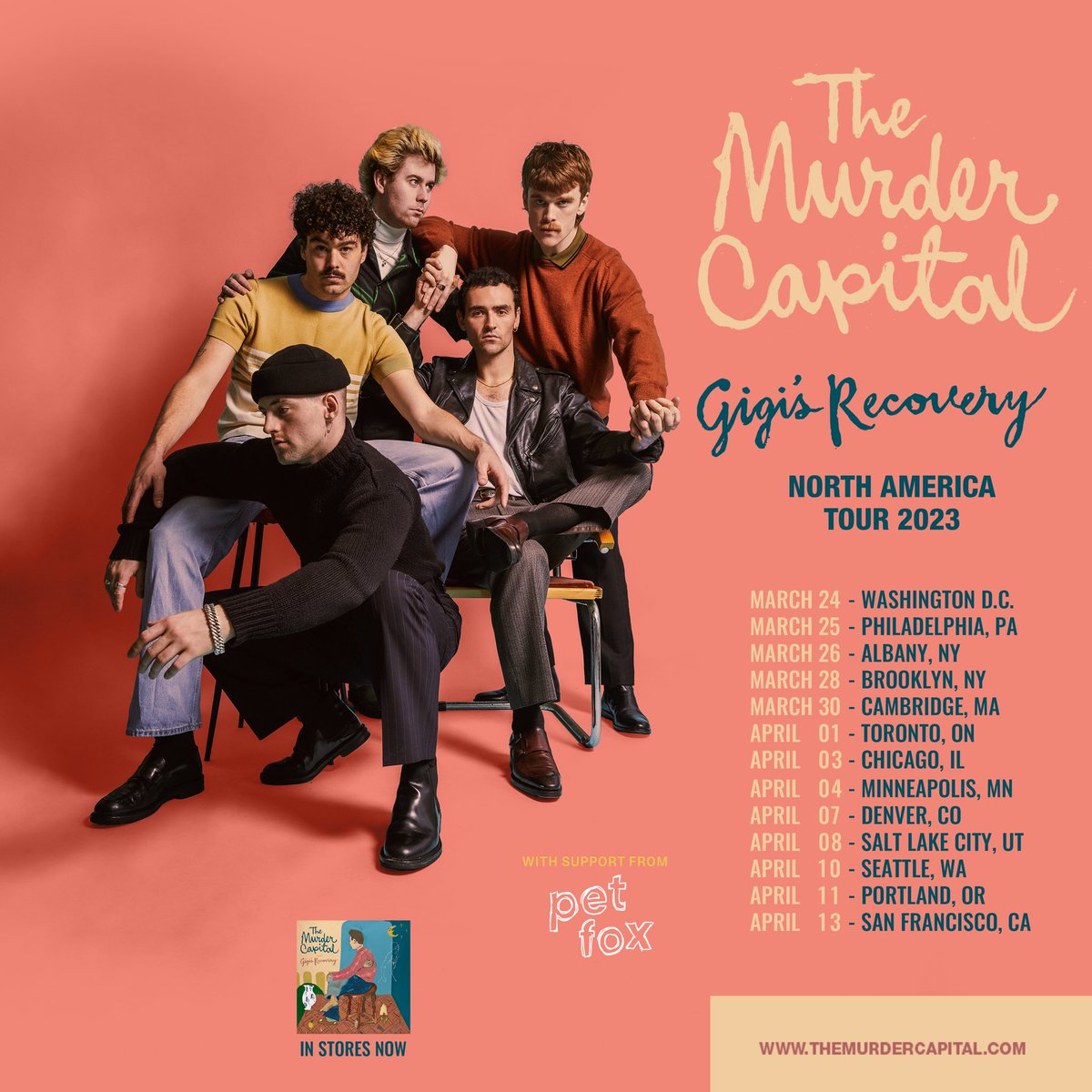 our tour with <a href="/MurderCapital_/">The Murder Capital</a> starts today in DC!!