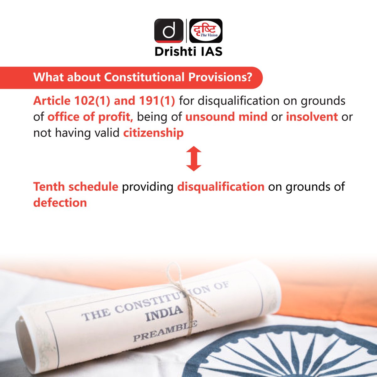 drishtiiaseng's tweet photo. In Politics section 8 is full of surprises and always comes with lots of controversy. Let's try to decode its provisions to get an insight into it. #Constitution #Politics #Section8 #ConstitutionalProvision #Personation #UPSC #AntiDefectionLaw #DrishtiIAS #DrishtiIASEnglish https://t.co/zgqEr8Exyl