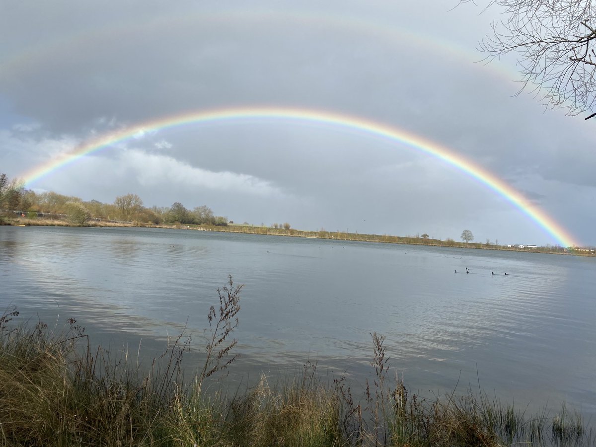 Wowsers! Rainbow arch in South Oxfordshire! A thing of beauty!
