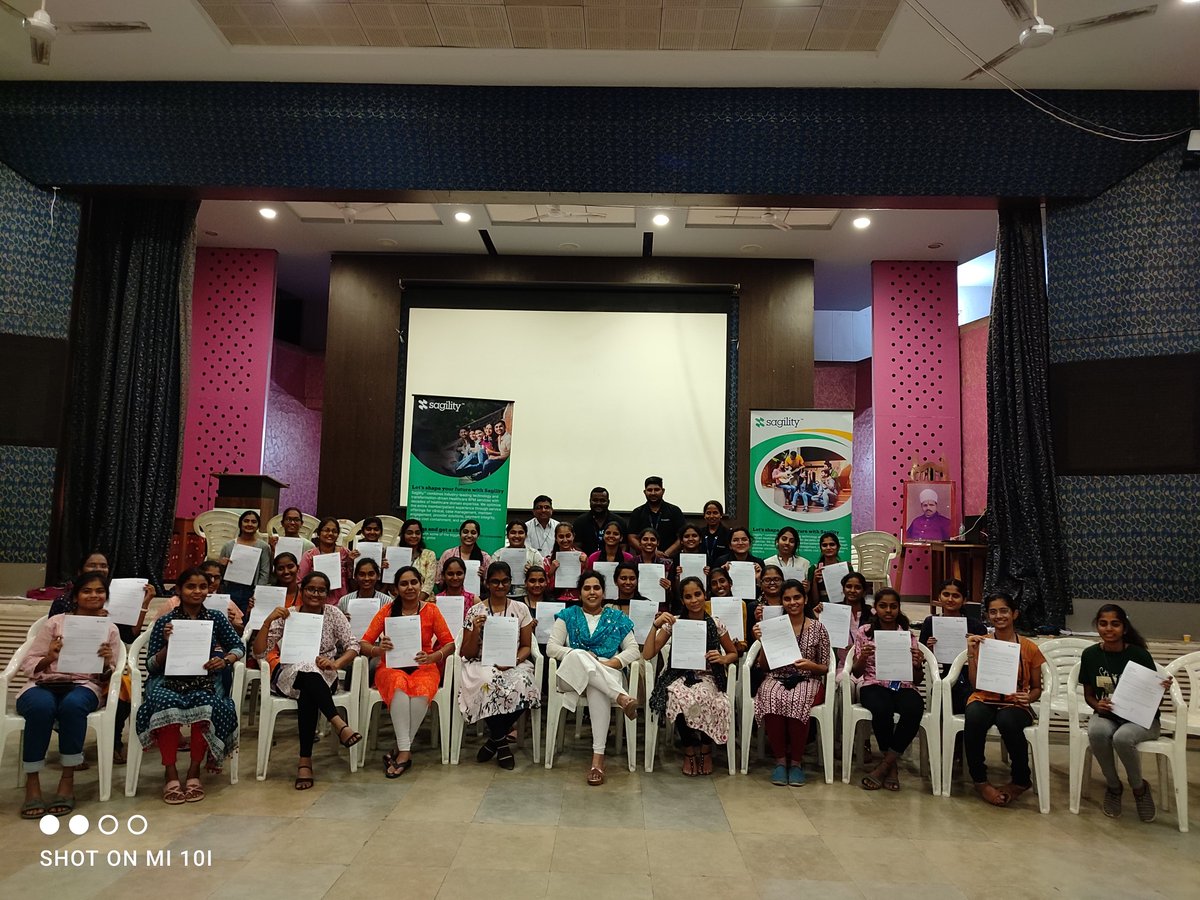 SagilityHealth's tweet photo. We at Sagility are thrilled to announce the beginning of our campus hiring drive with Raja Bahadur Venkata Rama Reddy Women’s College. It's been an exhilarating experience so far.
#Sagility #WeAreSagility #SOARWithSagility #RBVRR #CampusHiring #HiringDrive #CampusPartner https://t.co/oxSyYc9oLv